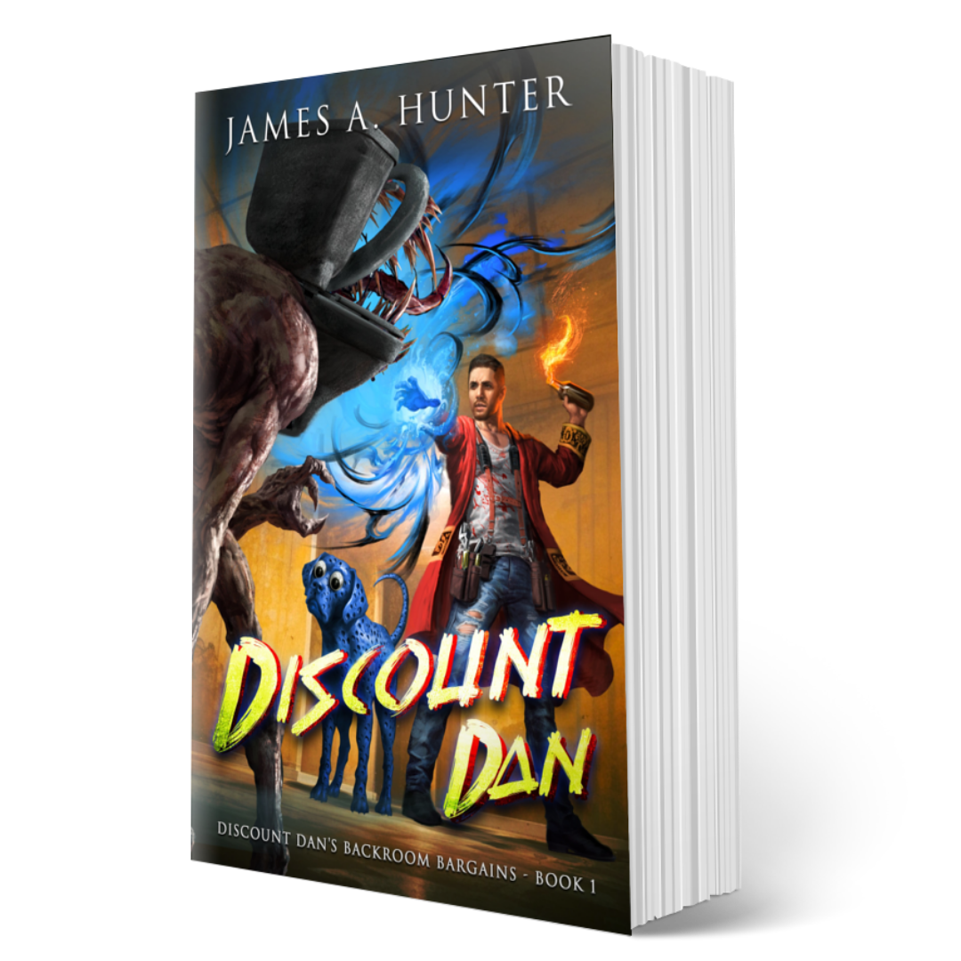 Discount Dan: A LitRPG Adventure (Discount Dan's Backroom Bargains Book 1) SIGNED Paperback