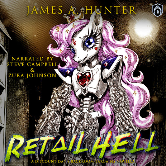 Audio version of Retail Hell, narrated by Steve Campbell and Zura Johnson