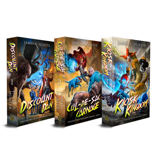 BUNDLE Discount Dan's Backroom Bargains Books 1-3 SIGNED** Hardback